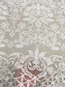 Latest African French Lace Fabric SYJ-695 High Quality African Tulle Lace Fabric For Wedding guipure lace chemical lace fabric
Latest African French Lace Fabric SYJ-695 High Quality African Tulle Lace Fabric For Wedding guipure lace chemical lace fabric