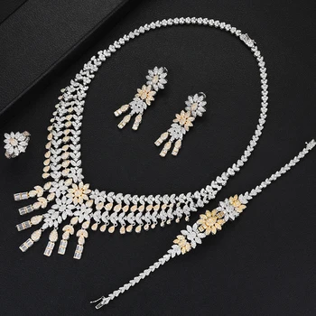 GODKI Famous Brand Super Luxury Bicolor Crown Design Women Wedding Naija Bridal Cubic Zirconia Necklace Dubai Dress Jewelry Set
GODKI Famous Brand Super Luxury Bicolor Crown Design Women Wedding Naija Bridal Cubic Zirconia Necklace Dubai Dress Jewelry Set