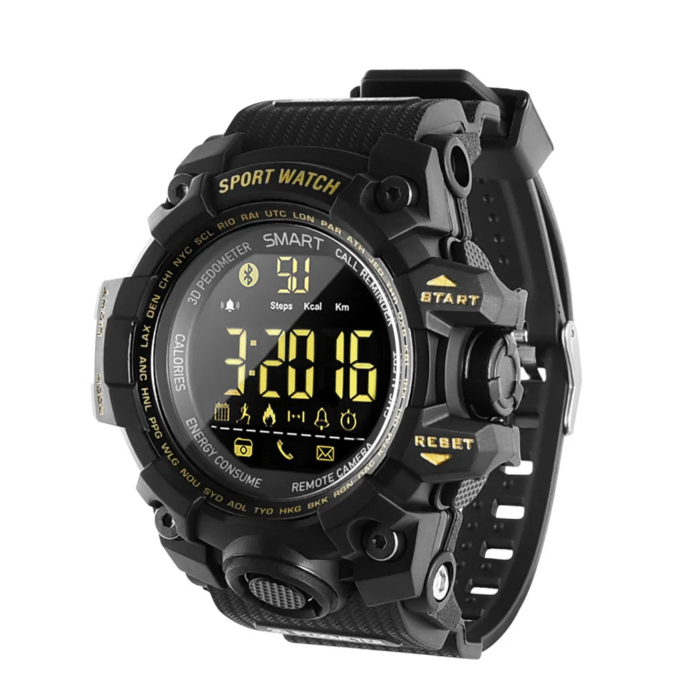 Outdoor Smart Watch Men Wristwatch Pedometer Calorie Stopwatch Fitness Watch Waterproof Call SMS Reminder Relogio Inteligente
Outdoor Smart Watch Men Wristwatch Pedometer Calorie Stopwatch Fitness Watch Waterproof Call SMS Reminder Relogio Inteligente
