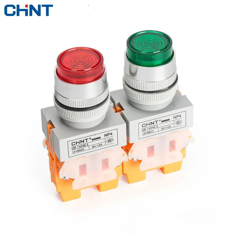 CHINT Bring Lamp Button Switch Since Compound NP4-11DN 24v 220V High Button High New Zealand LAY37
CHINT Bring Lamp Button Switch Since Compound NP4-11DN 24v 220V High Button High New Zealand LAY37