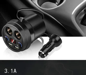 Universal Car Charger 2 USB Ports Cup 12V/24V Car Power Adapter With 2 Port Cigarette Lighter Splitter For GPS DVD Player
Universal Car Charger 2 USB Ports Cup 12V/24V Car Power Adapter With 2 Port Cigarette Lighter Splitter For GPS DVD Player