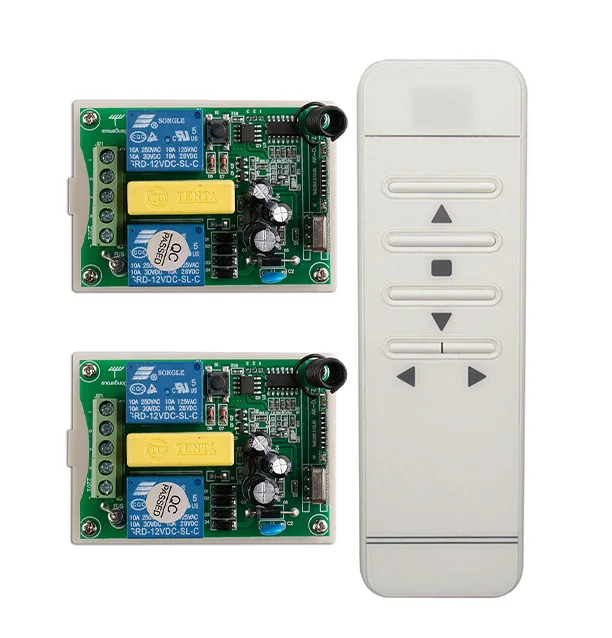 AC220V Digital display intelligent RF remote control switch +2*receiver/ projection screen/Tubular motor garage door / shutters
AC220V Digital display intelligent RF remote control switch +2*receiver/ projection screen/Tubular motor garage door / shutters