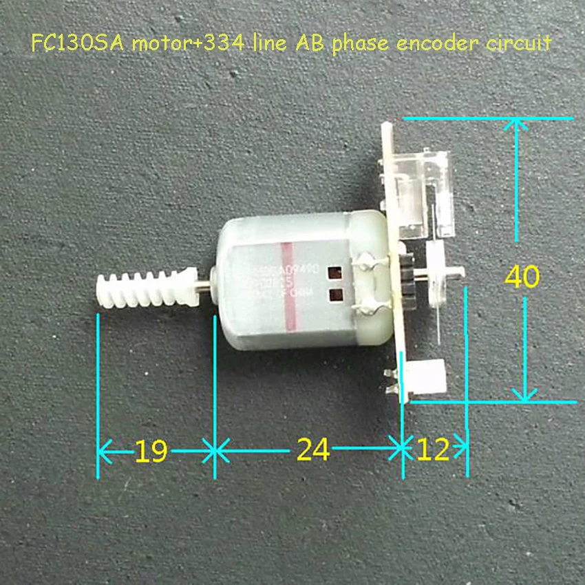Code Disc Speed Measuring Motor 334 Line AB Phase Encoder Motor DC3-24v 8200-16800RPM Carbon Brush FC130SA Micro Motor
Code Disc Speed Measuring Motor 334 Line AB Phase Encoder Motor DC3-24v 8200-16800RPM Carbon Brush FC130SA Micro Motor