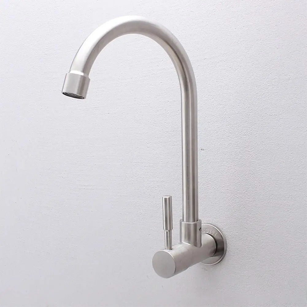 Adeeing Stainless Steel Water Faucet Wall Mounting Water Tap for Basin Sink and Kitchen Faucet
Adeeing Stainless Steel Water Faucet Wall Mounting Water Tap for Basin Sink and Kitchen Faucet