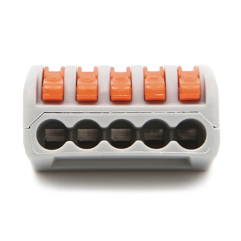 5 pcs/lot WAGO 222-415 PCT215 Compact Wire Wiring Connector 5 pin Conductor Terminal Block With Lever
5 pcs/lot WAGO 222-415 PCT215 Compact Wire Wiring Connector 5 pin Conductor Terminal Block With Lever
