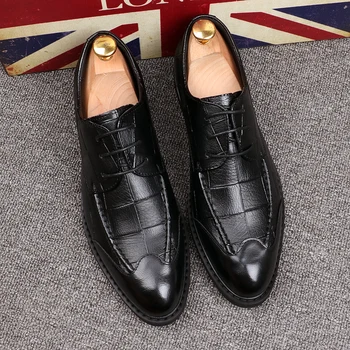 2019 New Men Business Oxford Genuine Leather Dress Shoes Brogue Lace Up Flats Male Casual Shoes Breathable Formal Dress Shoes
2019 New Men Business Oxford Genuine Leather Dress Shoes Brogue Lace Up Flats Male Casual Shoes Breathable Formal Dress Shoes