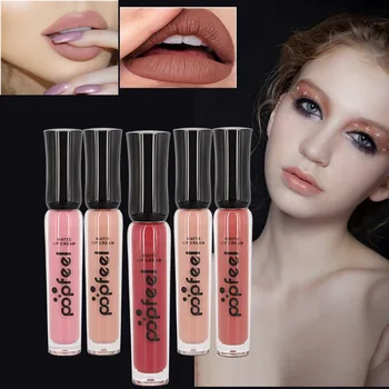 Popfeel 12 colors Velvet Matte Lip Gloss Long Lasting Waterproof Piement Popfeel Brand Matte Nude Lipstick Liquid Makeup
Popfeel 12 colors Velvet Matte Lip Gloss Long Lasting Waterproof Piement Popfeel Brand Matte Nude Lipstick Liquid Makeup