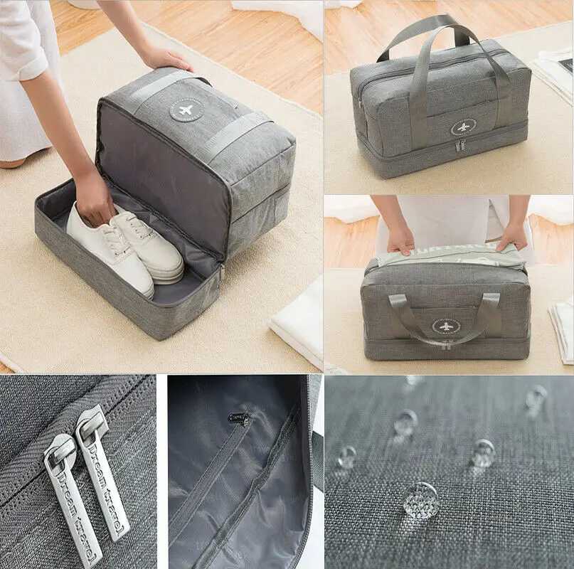 Unisex Travel Shoes Bags Waterproof Wet / Dry Separation Gym Swimming Sport Beach Storage Hand Bag 39*30*18 cm
Unisex Travel Shoes Bags Waterproof Wet / Dry Separation Gym Swimming Sport Beach Storage Hand Bag 39*30*18 cm