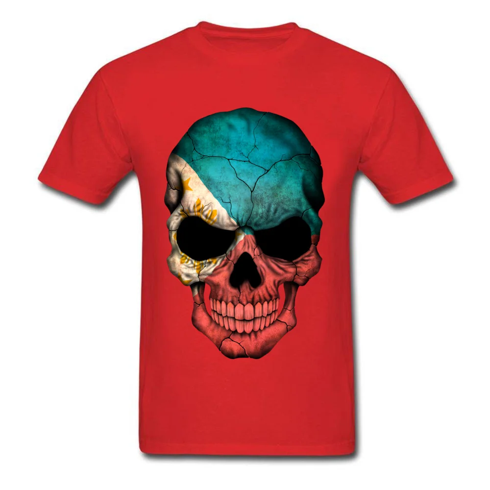 Filipino Flag Skull_red