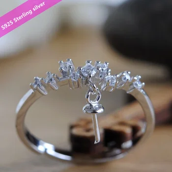 High quality 925 sterling silver Inlaid zircon Pendant plating Platinum adjustable size pearl gem ring brace Free shipping S87
High quality 925 sterling silver Inlaid zircon Pendant plating Platinum adjustable size pearl gem ring brace Free shipping S87