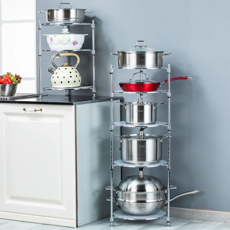 Corner 5-Layer Pot Rack Creative Portable Space Saving Basin Combinatorial Storage Holder Multifunction Durable Sundry Organizer
Corner 5-Layer Pot Rack Creative Portable Space Saving Basin Combinatorial Storage Holder Multifunction Durable Sundry Organizer
