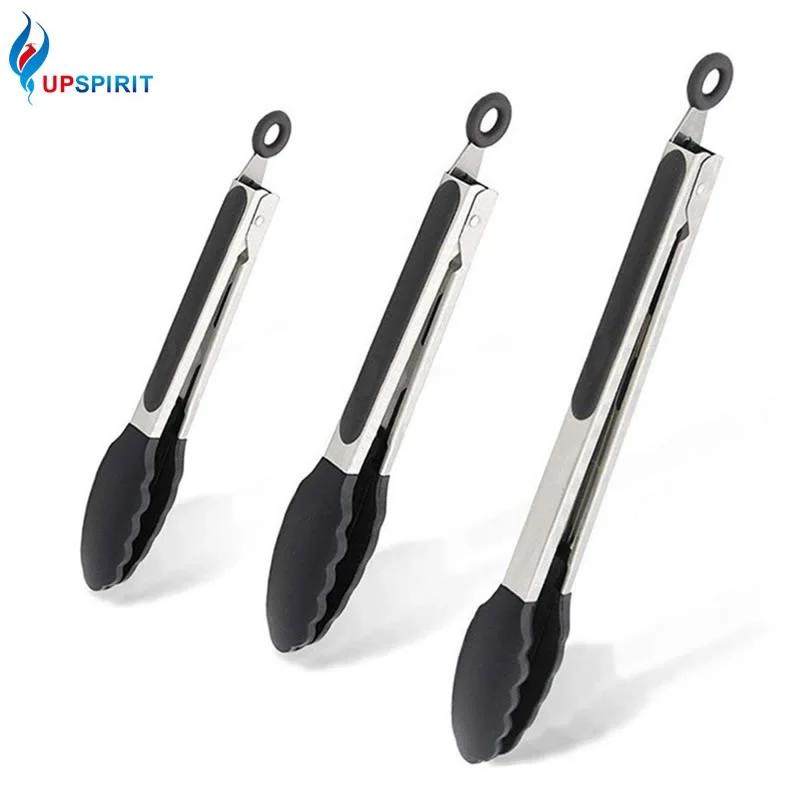 Upspirit Silicone Food Tongs Non-slip Clips Bread Cake Food Meat Clip Vegetable Salad Tong BBQ Cooking Tool Kitchen Utensils
Upspirit Silicone Food Tongs Non-slip Clips Bread Cake Food Meat Clip Vegetable Salad Tong BBQ Cooking Tool Kitchen Utensils