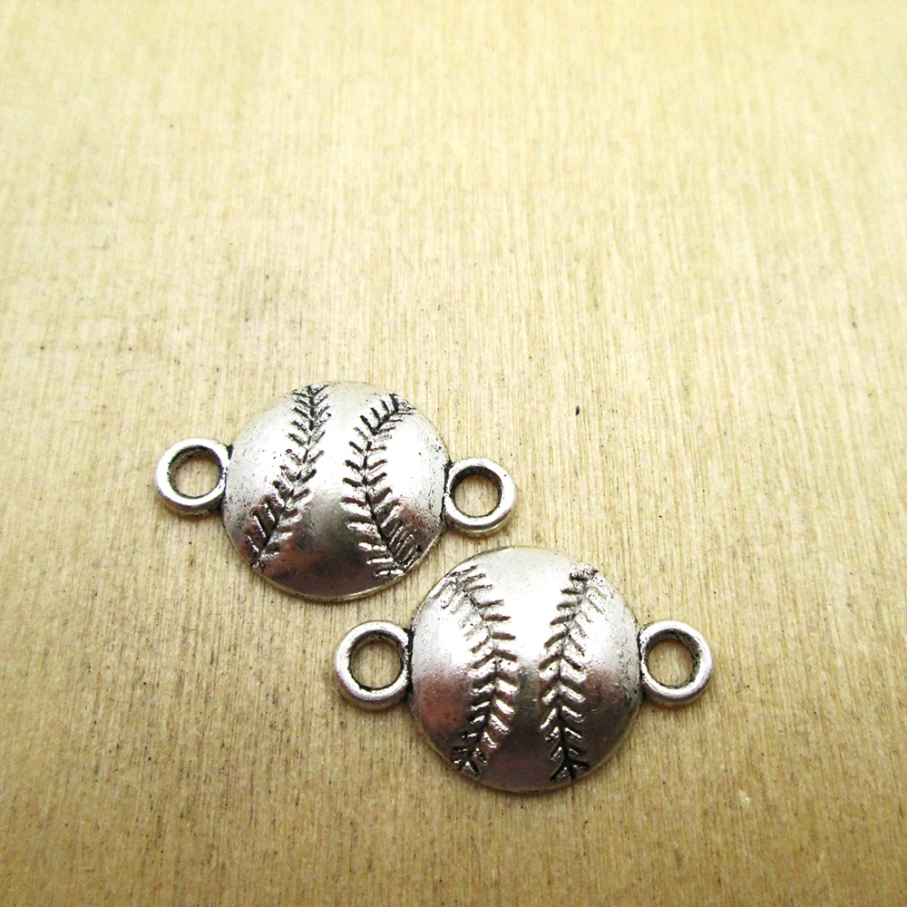 30pcs 22x14mm baseball Charms baseball connector charm pendants DIY necklace/ bracelets charms antique silver tone
30pcs 22x14mm baseball Charms baseball connector charm pendants DIY necklace/ bracelets charms antique silver tone