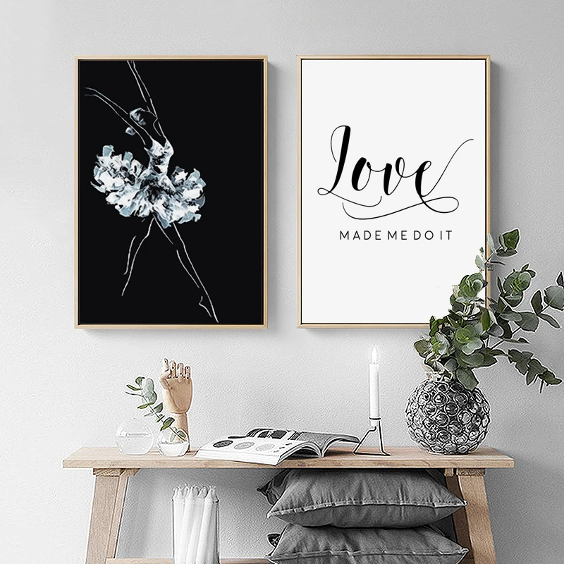 Nordic Art Posters and Prints Ballet Dance Wall Art Canvas Painting Pictures For Living Room LOVE Quotes Home Decor
Nordic Art Posters and Prints Ballet Dance Wall Art Canvas Painting Pictures For Living Room LOVE Quotes Home Decor