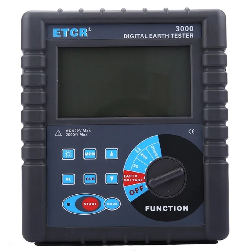 ETCR3000 Earth Ground Resistance Tester ----RS232 Interface Double Clamp Grounding/Earth Resistance Tester
ETCR3000 Earth Ground Resistance Tester ----RS232 Interface Double Clamp Grounding/Earth Resistance Tester