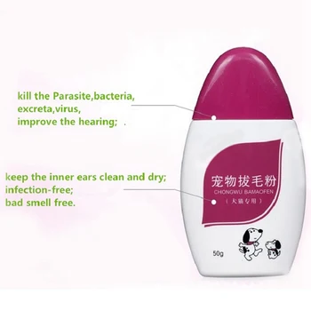 Dog Cat Ear Clean Powder Health Care Ear Fresh Grooming Ear Powder Lowest price! Pet Ear Care Supplies
Dog Cat Ear Clean Powder Health Care Ear Fresh Grooming Ear Powder Lowest price! Pet Ear Care Supplies