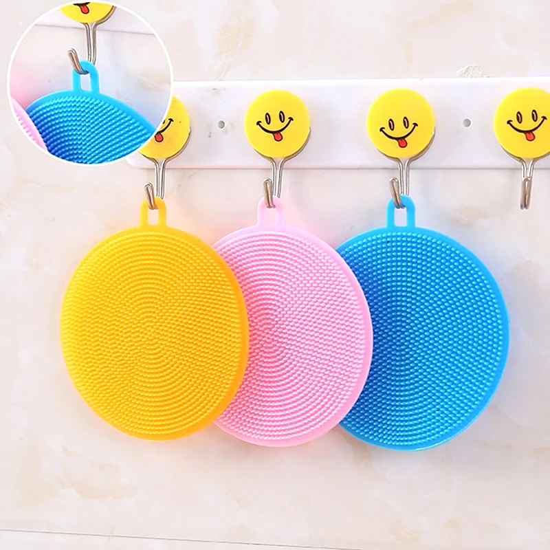 Multifunction Silicone Dish Bowl Cleaning Brush Scouring Pad Pot Pan Wash Brushes Kitchen Vegetable Cleaner Washing Tools
Multifunction Silicone Dish Bowl Cleaning Brush Scouring Pad Pot Pan Wash Brushes Kitchen Vegetable Cleaner Washing Tools
