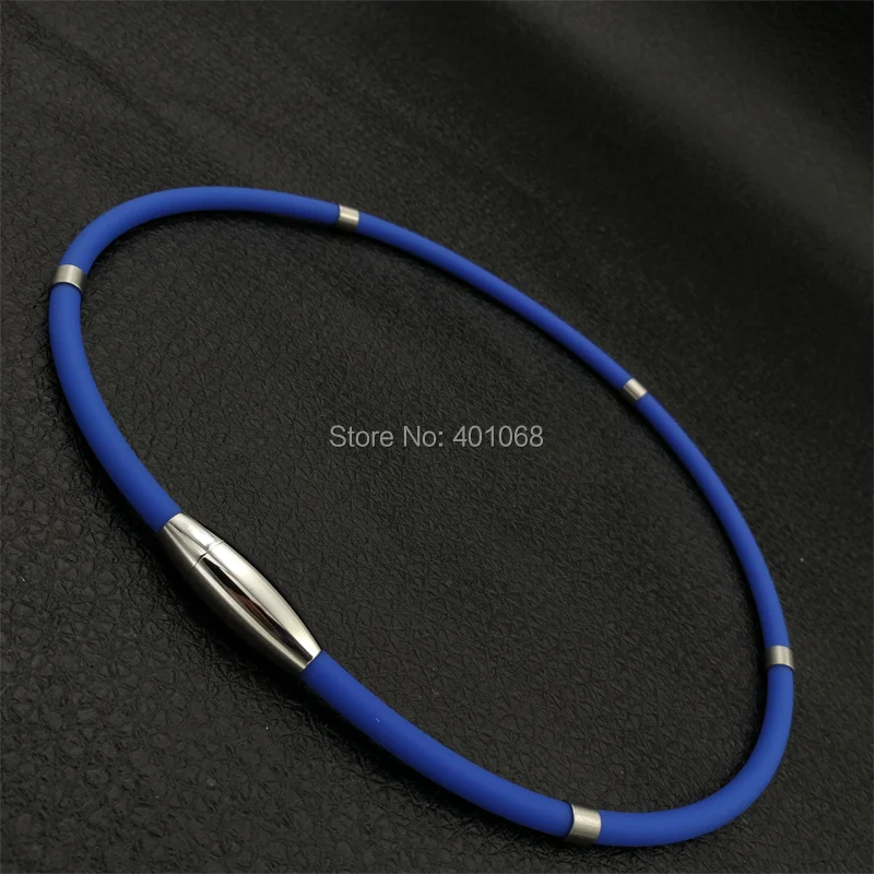 Tide brand magic titanium energy necklace, men and women sports health care, stainless steel silicone necklace
Tide brand magic titanium energy necklace, men and women sports health care, stainless steel silicone necklace