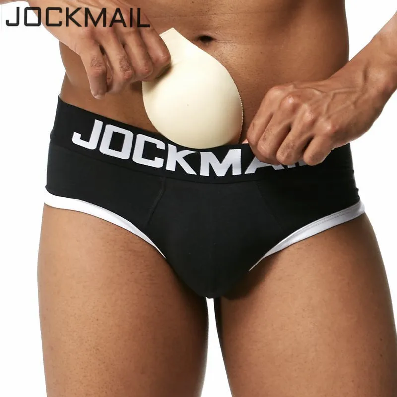 JOCKMAIL padded men underwear briefs sexy pouch bulge enhancing push up cup cueca gay underwear calzoncillos hombre slip Enlarge
JOCKMAIL padded men underwear briefs sexy pouch bulge enhancing push up cup cueca gay underwear calzoncillos hombre slip Enlarge