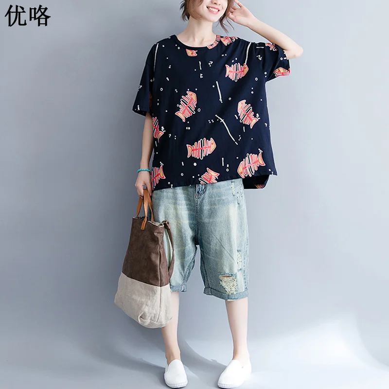 Kawaii Batwing Cotton Linen Women Plus Size 5XL 2019 Summer Fashion Cartoon Printed Tee Shirt Femme Big Casual Loose Tshirt Tops
Kawaii Batwing Cotton Linen Women Plus Size 5XL 2019 Summer Fashion Cartoon Printed Tee Shirt Femme Big Casual Loose Tshirt Tops
