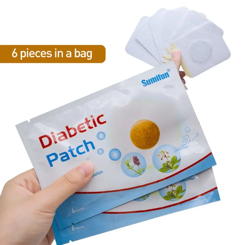 6Pcs/Pack Diabetic Patches Lower Stabilizes Blood Sugar Balance Glucose Content Treatment Natural Herbs Medical Plaster
6Pcs/Pack Diabetic Patches Lower Stabilizes Blood Sugar Balance Glucose Content Treatment Natural Herbs Medical Plaster