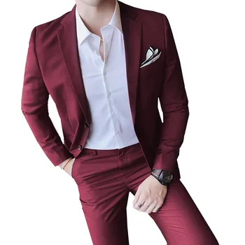 Nice Fashion Male Suit Attractive Party Prom Tuxedo Casual Style Daily Work Wear Business Men 2 Pieces Suit (Jacket+Pants)
Nice Fashion Male Suit Attractive Party Prom Tuxedo Casual Style Daily Work Wear Business Men 2 Pieces Suit (Jacket+Pants)