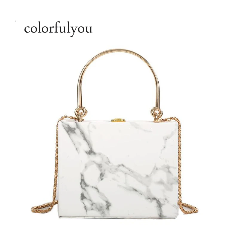 Vintage woman Handbag small PU Leather Bags Female Fashion Imitation marble pattern Tote Bag Shoulder Messenger Bag with Chain
Vintage woman Handbag small PU Leather Bags Female Fashion Imitation marble pattern Tote Bag Shoulder Messenger Bag with Chain