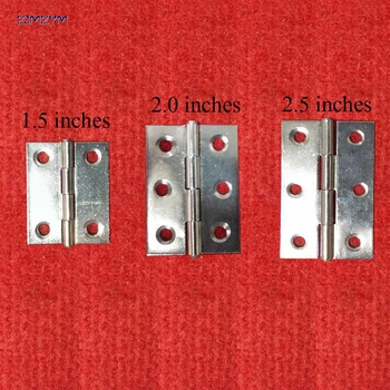 2PCS/lot 201 Stainless Steel Cabinet Drawer Door Hinges Furniture Hinges 1.5"/2.0''/2.5'' Length
2PCS/lot 201 Stainless Steel Cabinet Drawer Door Hinges Furniture Hinges 1.5"/2.0''/2.5'' Length