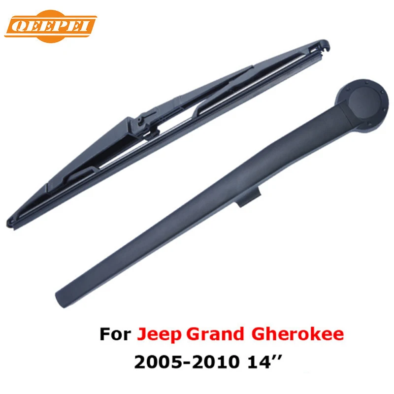 QEEPEI Rear Wiper Blade and Arm For Jeep Grand gherokee MK 3 (WK) 2005-2010 14'' 4 door SUV High Quality Iso9000 Natural Rubber
QEEPEI Rear Wiper Blade and Arm For Jeep Grand gherokee MK 3 (WK) 2005-2010 14'' 4 door SUV High Quality Iso9000 Natural Rubber
