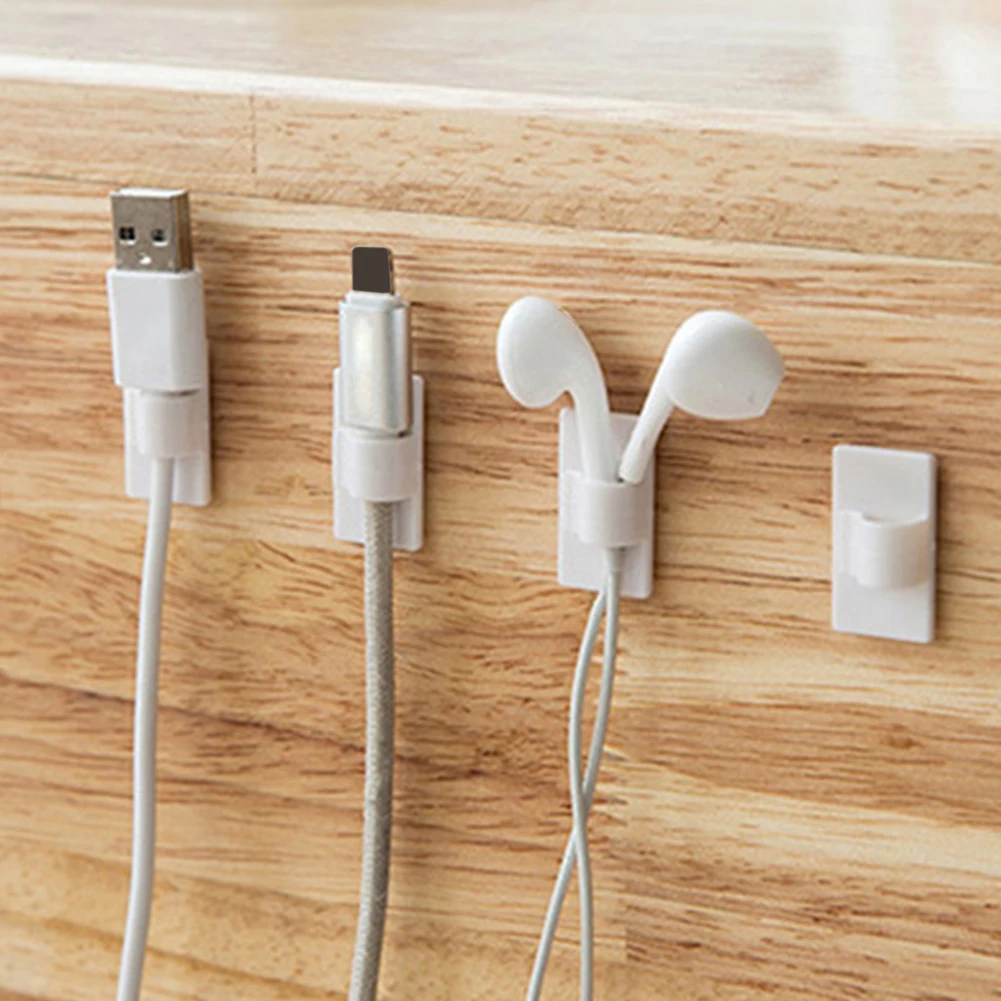 Fixed Storage Portable Home Clip Management White Self-adhesive Cable Holder Office Organizer Multifunction Desktop Hooks
Fixed Storage Portable Home Clip Management White Self-adhesive Cable Holder Office Organizer Multifunction Desktop Hooks