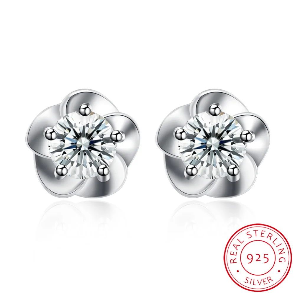 It is silver certificate!Solid 925 Sterling Silver earrings for women gifts crystal stud earings fashion jewelry brinco femme
It is silver certificate!Solid 925 Sterling Silver earrings for women gifts crystal stud earings fashion jewelry brinco femme