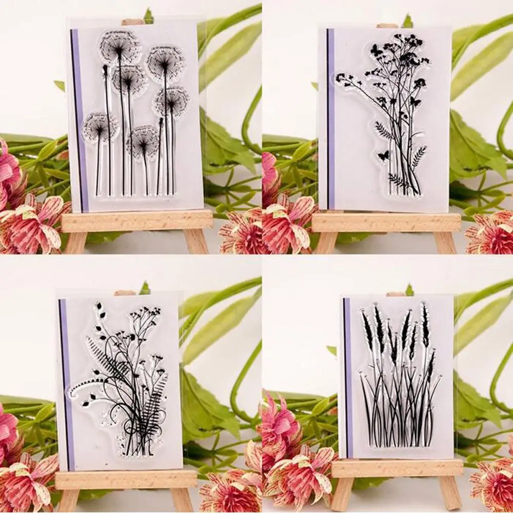 DIY Scrapbook Flower Printing Stamp Silicone Grass Transparent Clear Rubber Stamp Sheet DIY Handicrafts Tool
DIY Scrapbook Flower Printing Stamp Silicone Grass Transparent Clear Rubber Stamp Sheet DIY Handicrafts Tool