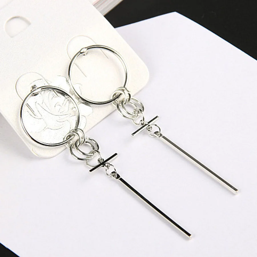 Pendientes Mujer Moda 2018 Fashion Jewelry Bangtan Boys Album Kpop BTS Earrings Brincos Silver Long Korean Earrings For Women
Pendientes Mujer Moda 2018 Fashion Jewelry Bangtan Boys Album Kpop BTS Earrings Brincos Silver Long Korean Earrings For Women