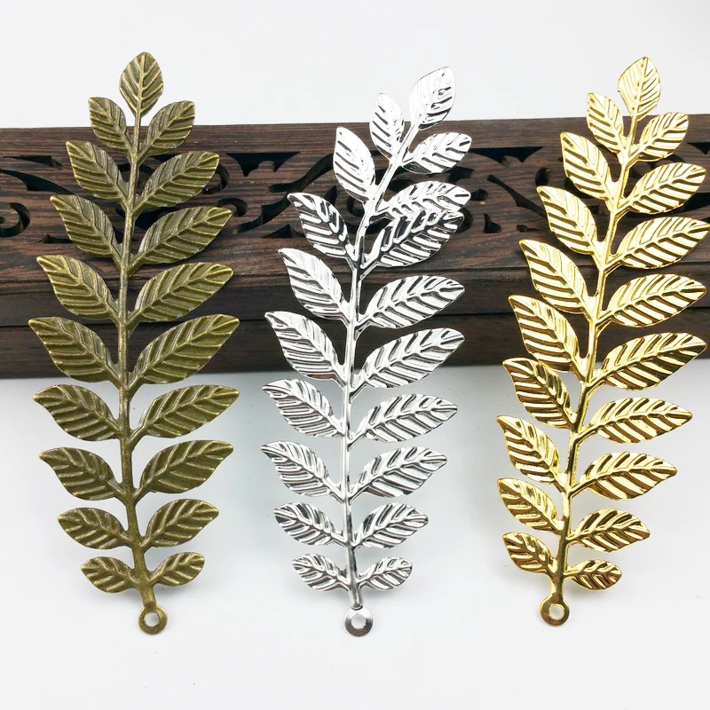 10pcs 32x95mm Filigree leaf Wraps Metal Charms For Embellishment Scrapbook DIY Jewelry Craft
10pcs 32x95mm Filigree leaf Wraps Metal Charms For Embellishment Scrapbook DIY Jewelry Craft
