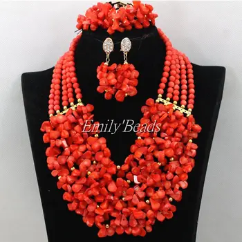 Real Natural Coral Beads Set 2016 New Nigerian African Wedding Beads Necklace Jewelry Set Women Gift Set Free Shipping CJ663
Real Natural Coral Beads Set 2016 New Nigerian African Wedding Beads Necklace Jewelry Set Women Gift Set Free Shipping CJ663