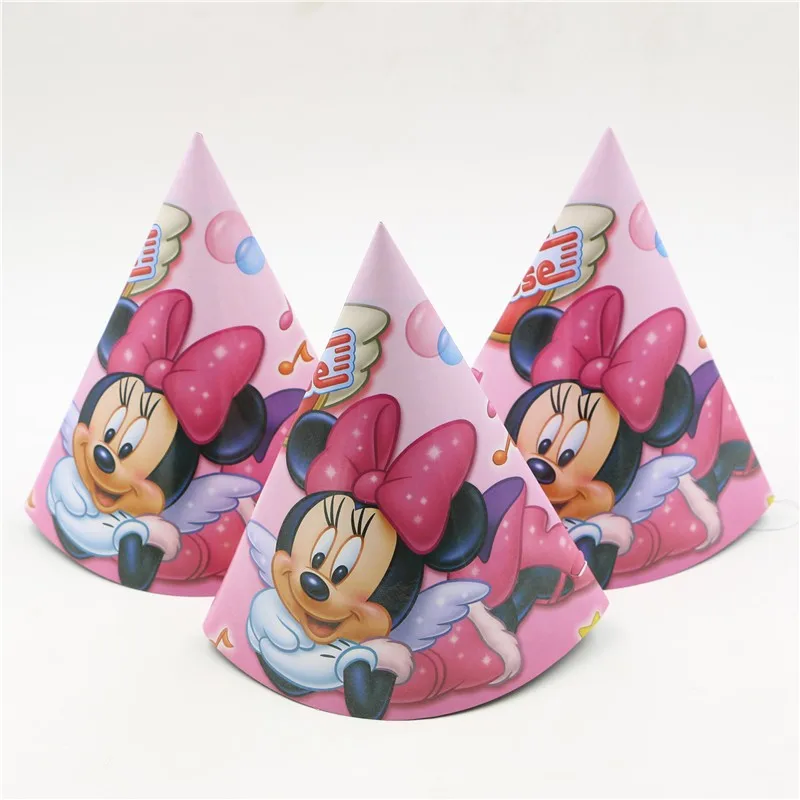 Party Supplies Cheering Toys Pink Paper Hat Cartoon hat Minnie Mouse Decorative Paperboard Cap Child Favors Baby shower 30pcs
Party Supplies Cheering Toys Pink Paper Hat Cartoon hat Minnie Mouse Decorative Paperboard Cap Child Favors Baby shower 30pcs