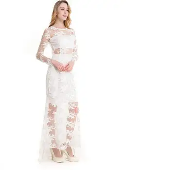 Plue Size Banquet Dress Banquet Sexy Hollow See Through Lace Embroidery Dress O Collar Long Sleeves Yarn Long Dress Vestidos G67
Plue Size Banquet Dress Banquet Sexy Hollow See Through Lace Embroidery Dress O Collar Long Sleeves Yarn Long Dress Vestidos G67