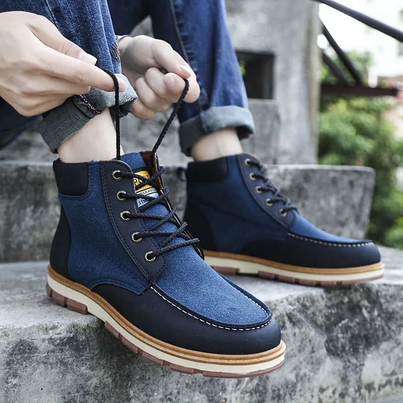 Autumn Winter Hot Salse Boots for Men High-top Men's Shoes Big Size 45 46 Industrial Casual Shoes Men Suede Ankle Boots Man
Autumn Winter Hot Salse Boots for Men High-top Men's Shoes Big Size 45 46 Industrial Casual Shoes Men Suede Ankle Boots Man