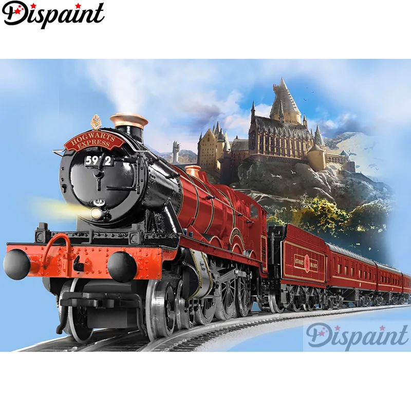 Dispaint Full Square/Round Drill 5D DIY Diamond Painting "Train castle" Embroidery Cross Stitch 3D Home Decor A12714
Dispaint Full Square/Round Drill 5D DIY Diamond Painting "Train castle" Embroidery Cross Stitch 3D Home Decor A12714
