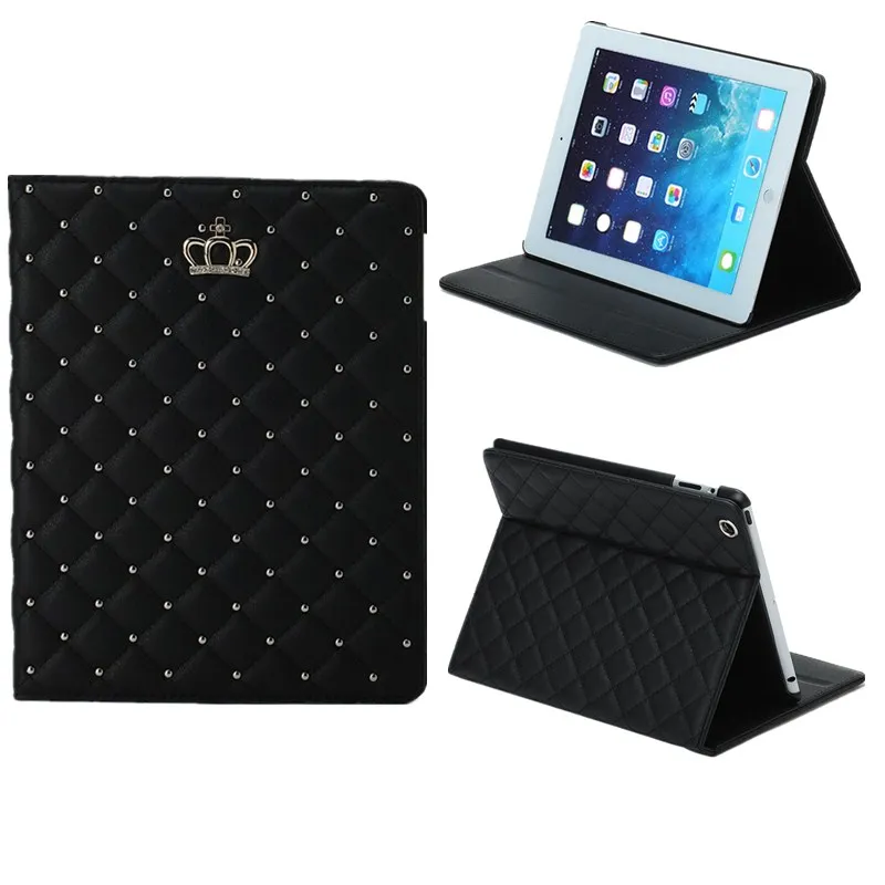 Smart Cover For Apple iPad 4 Case For Ipad 2 Ipad 3 PU Leather Case Crown Grid Diamond Stand Auto Wake Up Sleep Tablet Cover 9.7
Smart Cover For Apple iPad 4 Case For Ipad 2 Ipad 3 PU Leather Case Crown Grid Diamond Stand Auto Wake Up Sleep Tablet Cover 9.7