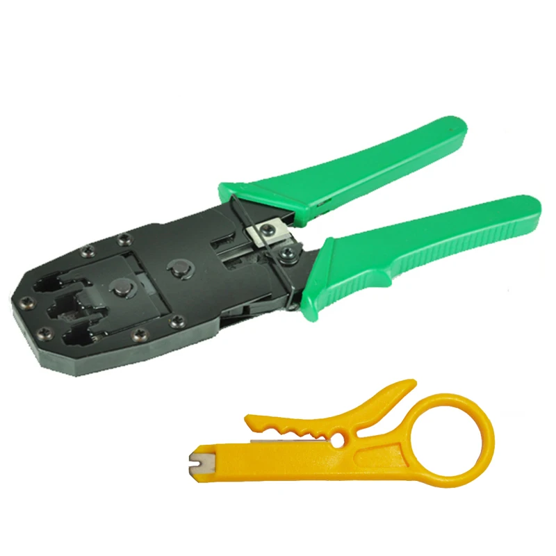 

Multi Tool RJ45 RJ11 Wire Cable Crimper Crimp PC Network Hand Tools RJ45 crimping plier UTP/STP stripper cutter insertion tool