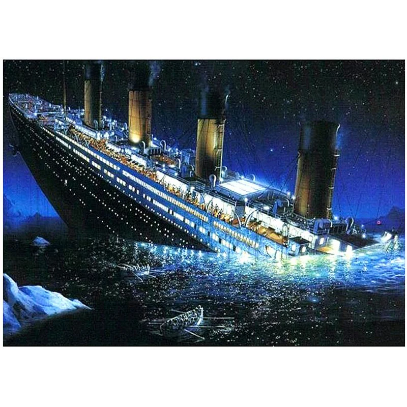 Needleworks 5d Diy Diamond Painting Cross Stitch Titanic boat Diamond Embroidery Full Square Diamond Mosaic art Z112
Needleworks 5d Diy Diamond Painting Cross Stitch Titanic boat Diamond Embroidery Full Square Diamond Mosaic art Z112