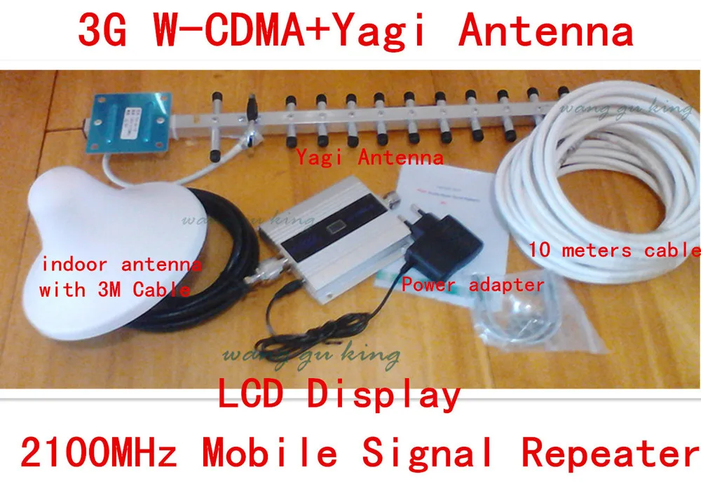 FULL SET 3g signal booster LCD display+18dbi yagi! mobile wcdma 2100mhz 3g signal repeater, cell phone 3g signal amplifier
FULL SET 3g signal booster LCD display+18dbi yagi! mobile wcdma 2100mhz 3g signal repeater, cell phone 3g signal amplifier