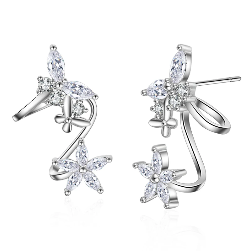 1 Pair 925 Sterling Silver Butterfly Flower Shaped Clip Earrings For Fashion Women Engagement Wedding Party Ear Clip Jewelry
1 Pair 925 Sterling Silver Butterfly Flower Shaped Clip Earrings For Fashion Women Engagement Wedding Party Ear Clip Jewelry