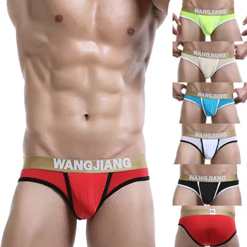 WJ Brand Underwear Male Briefs Cool Men's Home Sleepwear Ice Silk Briefs Underwear Sexy Gay Man Cueca Underpants S M L XL
WJ Brand Underwear Male Briefs Cool Men's Home Sleepwear Ice Silk Briefs Underwear Sexy Gay Man Cueca Underpants S M L XL