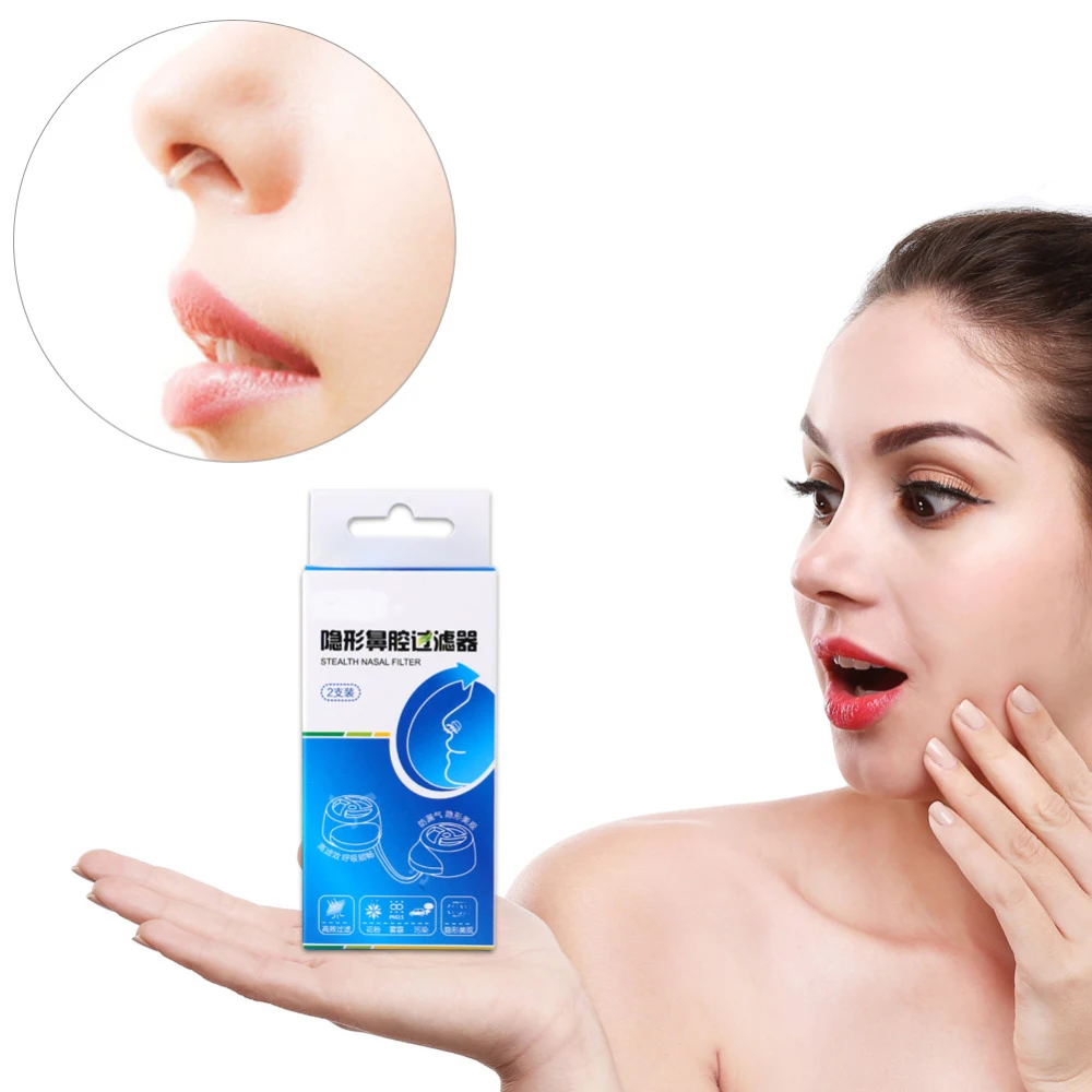 

Invisible Nasal Filters Super Defense Air Pollution Nose Pollen Allergy Relief Dust Mask Anti Pollution Mask Nose Facial Care