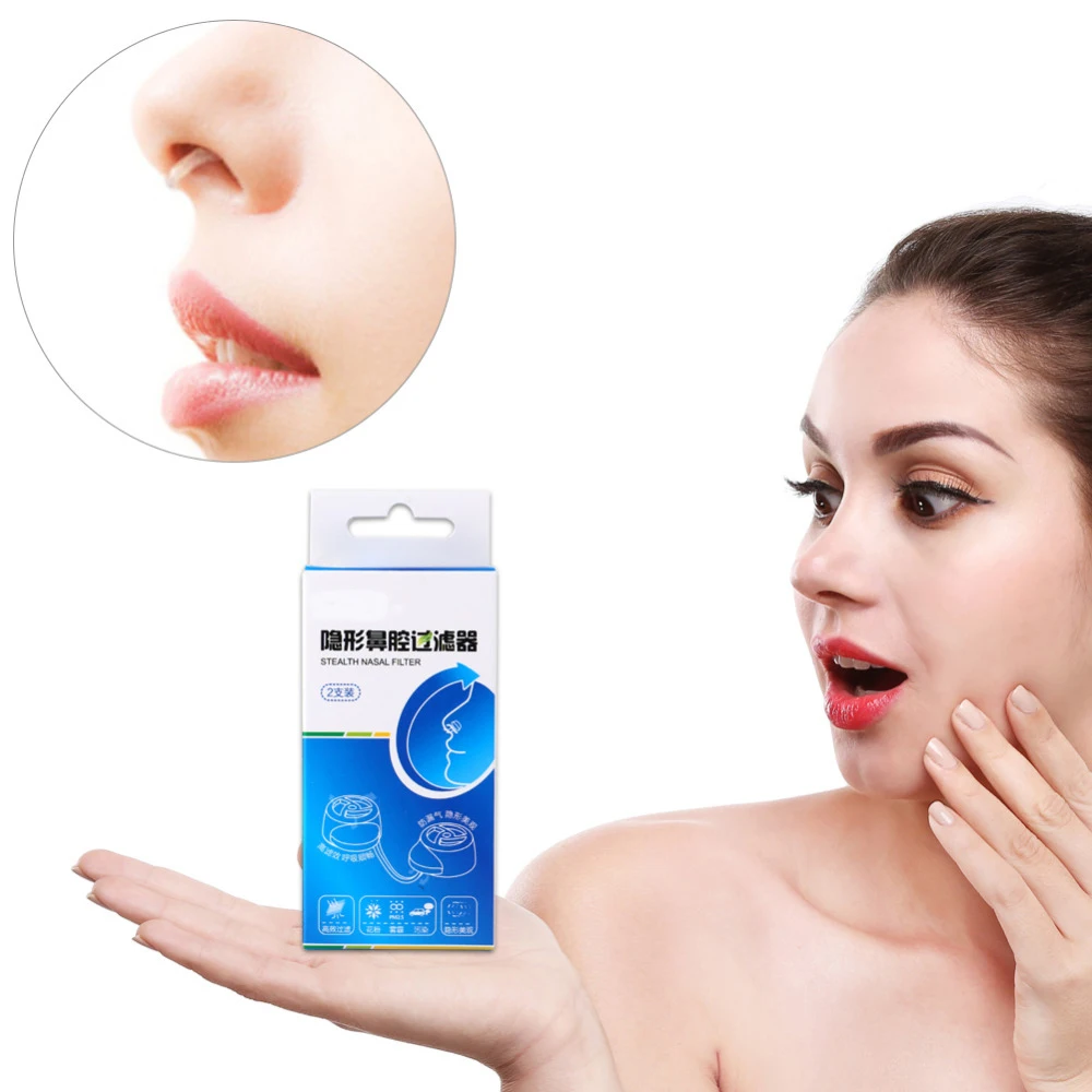 Invisible Nasal Filters Super Defense Air Pollution Nose Pollen Allergy Relief Dust Mask Anti Pollution Mask Nose Facial Care
Invisible Nasal Filters Super Defense Air Pollution Nose Pollen Allergy Relief Dust Mask Anti Pollution Mask Nose Facial Care