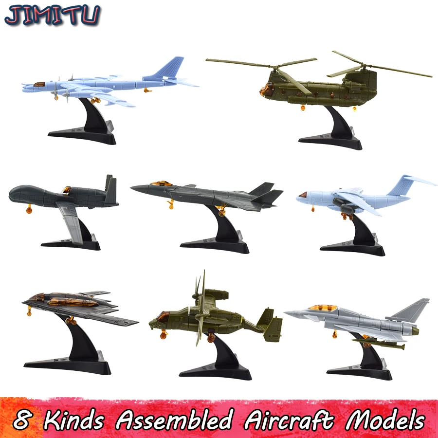 1 PCS Aircraft Model Toys Mini Military Assemble Fighter Building Blocks Assembly Models Kit Toy for Kids Educational Gifts
1 PCS Aircraft Model Toys Mini Military Assemble Fighter Building Blocks Assembly Models Kit Toy for Kids Educational Gifts