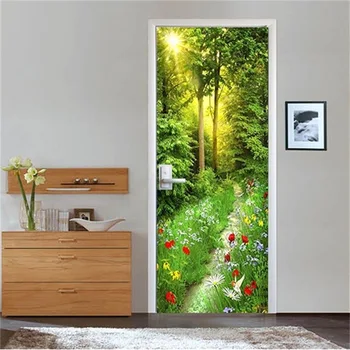 Sun Forests Road Floral Butterfly Bedroom Door Sticker PVC Self Adhesive Wallpaper Home Decor DIY Waterproof Mural Decal
Sun Forests Road Floral Butterfly Bedroom Door Sticker PVC Self Adhesive Wallpaper Home Decor DIY Waterproof Mural Decal