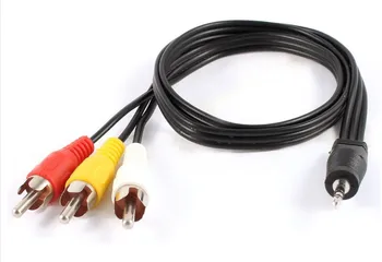DHL free. 100pcs. 2.5mm Male Plug Jack to 3 RCA Male Plug Adapter Audio Converter Video AV Cable Wire Cord
DHL free. 100pcs. 2.5mm Male Plug Jack to 3 RCA Male Plug Adapter Audio Converter Video AV Cable Wire Cord